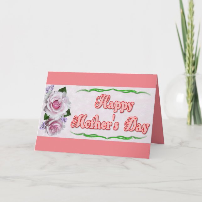 Tarjeta Feliz Día de la Madre (Anverso)