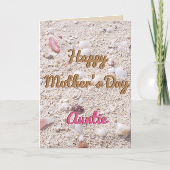 Tarjeta Feliz Día de la Madre (Anverso)