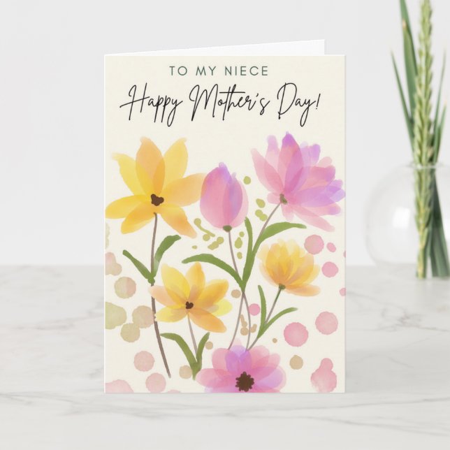 Tarjeta Feliz Día de la Madre (Anverso)
