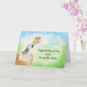 Tarjeta Feliz Día de la Madre a la Distancia