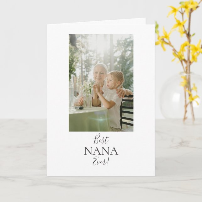 Tarjeta ¡Feliz Día de la Madre a la Mejor Abuela del Mundo (flor amarilla)