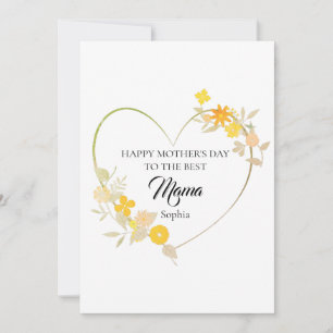 Tarjeta Feliz Día de la Madre a la Mejor Mamá