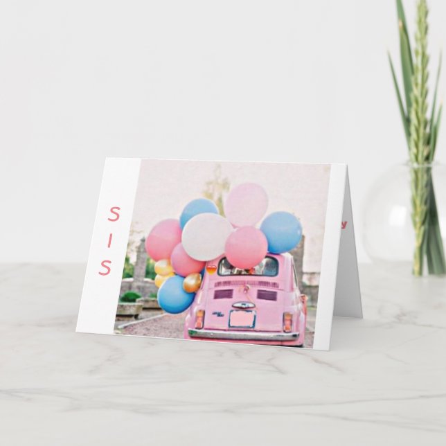 TARJETA FELIZ *DÍA DE LA MADRE* A UNA ****HERMANA ESPECIAL (Anverso)