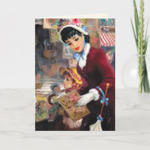 Tarjeta Feliz Día de la Madre Arte Vintage