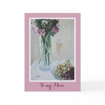 Feliz Día de la Madre bonito arte floral rosa