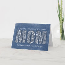 Feliz día de la madre con amor para mamá nombres p