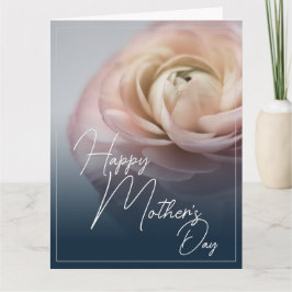 Tarjeta Feliz Día de la Madre con una rosa grande