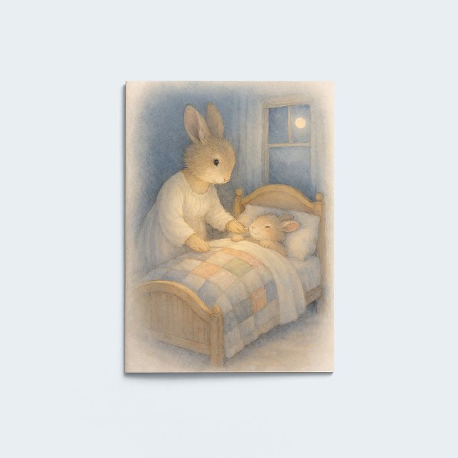 Tarjeta Feliz Día de la Madre – Conejo Arropado (Subido por el creador)