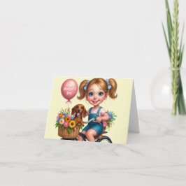 Tarjeta Feliz Día de la Madre de Chica