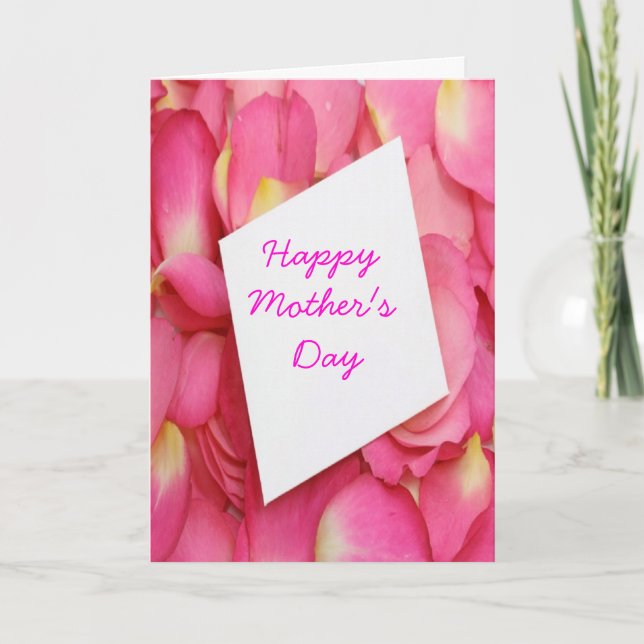 Tarjeta Feliz Día de la Madre, de papá (Anverso)