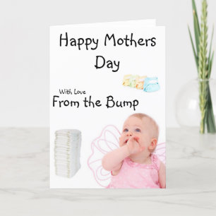 Tarjeta Feliz Día de la Madre desde el bulto
