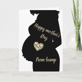 Tarjeta Feliz Día de la Madre desde el topo