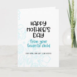 Tarjeta Feliz día de la madre desde tu favorita