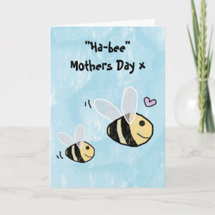 Tarjeta Feliz Día de la Madre - Día de la Madre Hap-Bee