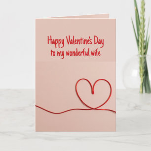 Tarjeta Feliz Día de la Madre Esposa maravillosa