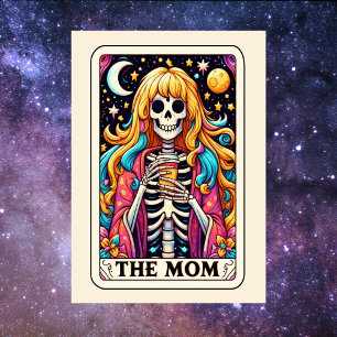 Tarjeta Feliz Día de la Madre Esqueleto La Mamá Tarot