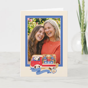 Tarjeta Feliz Día de la Madre   Foto Personalizable de Sno