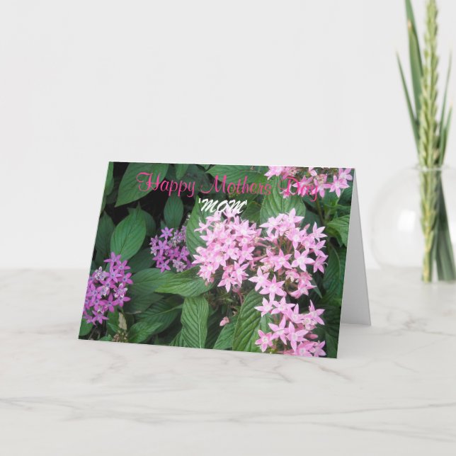 Tarjeta Feliz Día de la Madre, Mamá (Anverso)