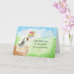 Tarjeta Feliz Día de la Madre Mamá a través de las millas