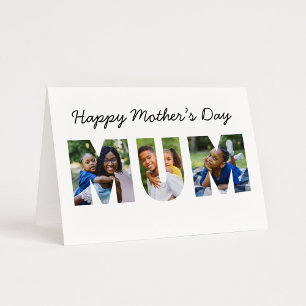 Tarjeta Feliz Día de la Madre Mamá Carta con Foto
