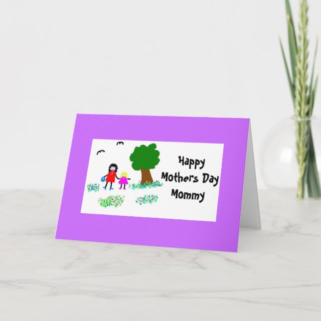 Tarjeta Feliz Día de la Madre Mami (Anverso)