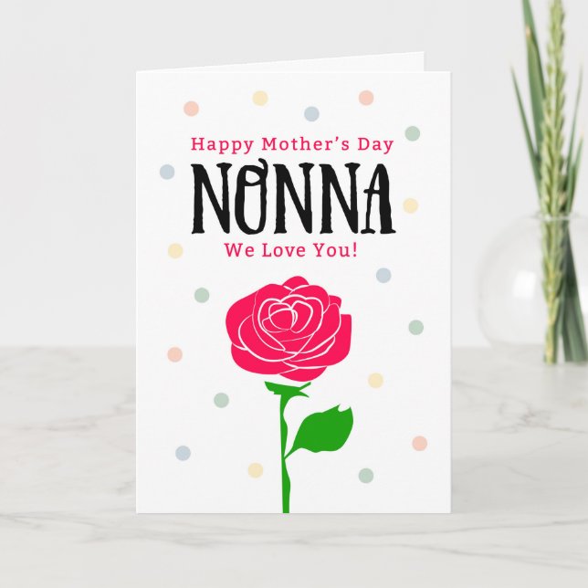 Tarjeta Feliz Día de la Madre, Nonna, Quieres Decir Todo (Anverso)