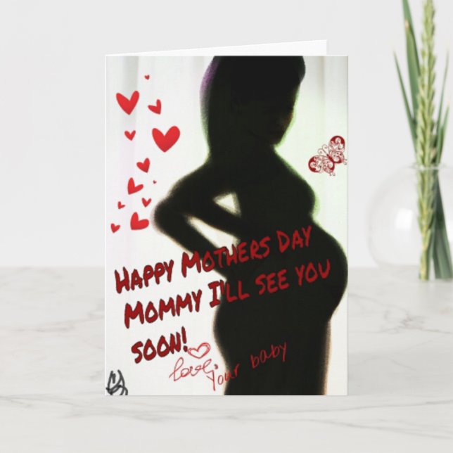 Tarjeta Feliz Día de la Madre para que la madre sea (Anverso)