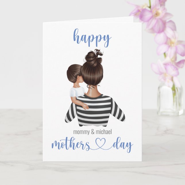 Tarjeta Feliz Día de la Madre Personalizada (Orquídea)
