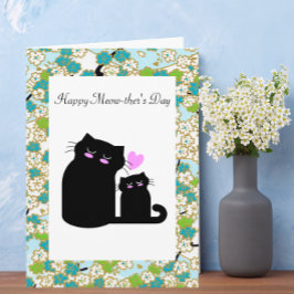 Tarjeta Feliz Día de la Madre, Personalizado de Meow-ther