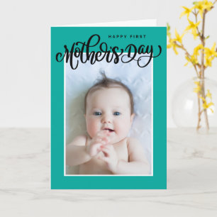 Tarjeta FELIZ DÍA DE LA MADRE Primer Día de la Madre Agreg