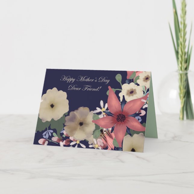 Tarjeta ¡Feliz Día de la Madre! | Querido Amigo (Anverso)