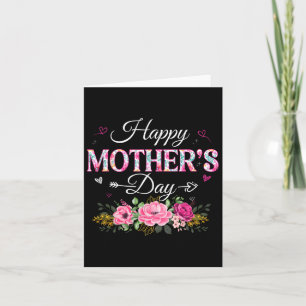 Tarjeta Feliz Día de la Madre Regalos Florales Para Mamá A