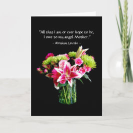 Tarjeta Feliz Día de la Madre, Stargazer Lily Bouquet