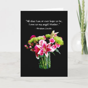 Tarjeta Feliz Día de la Madre, Stargazer Lily Bouquet