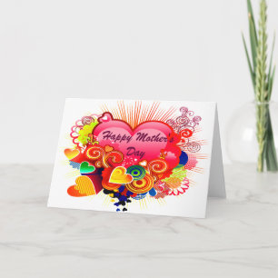 Tarjeta Feliz Día de la Madre (tarjeta de mamá)