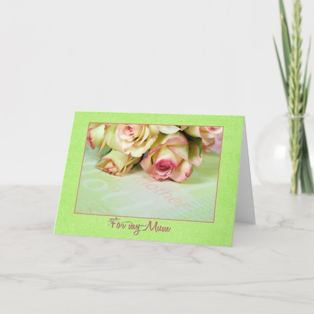 Tarjeta Feliz Día de la Mamá (Anverso)