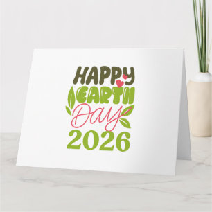 Tarjeta Feliz Día de la Tierra 2026