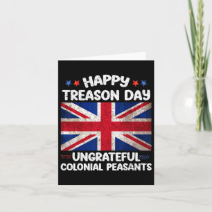Tarjeta Feliz Día de la Traición Desagradecidos Campesinos