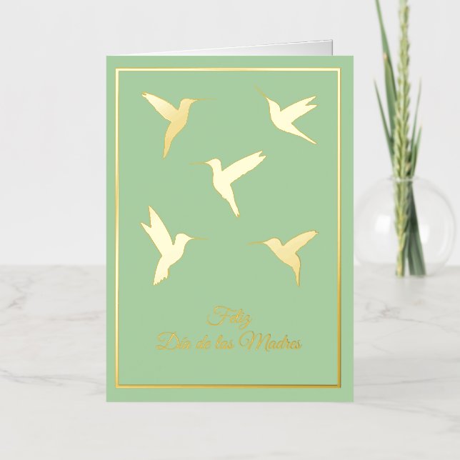 Tarjeta Feliz Dia De Las Madres (Anverso)