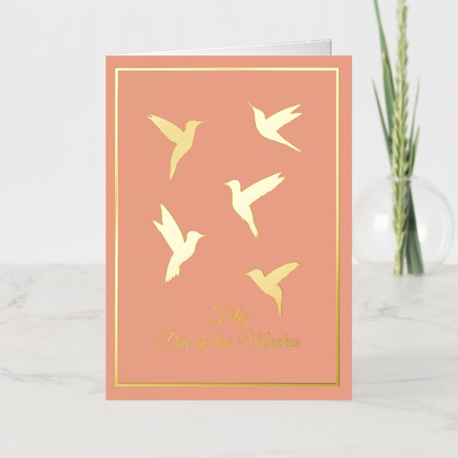 Tarjeta Feliz Dia De Las Madres (Anverso)