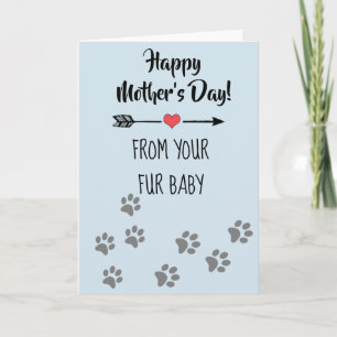 Tarjeta Feliz día de las madres de parte de Perro Gato Mas