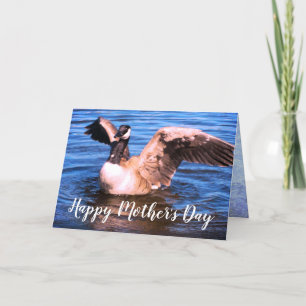 Tarjeta Feliz Día de las Madres Eres la Mejor Ganso de Can