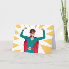 Tarjeta Feliz Día de las Madres Humor de Superhéroes 