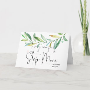 Tarjeta Feliz Día de las Madres para la Mejor Madrastra