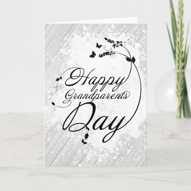 Tarjeta Feliz día de los abuelos (Anverso)