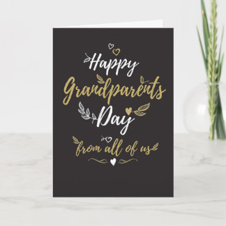 Tarjeta Feliz Día de los Abuelos para todos los abuelos