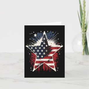 Tarjeta Feliz Día de los Caídos Veterano Americano Usa Ban