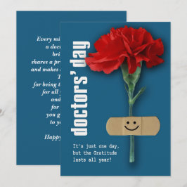 Tarjeta Feliz Día de los Médicas. Personalizado de Carnaci