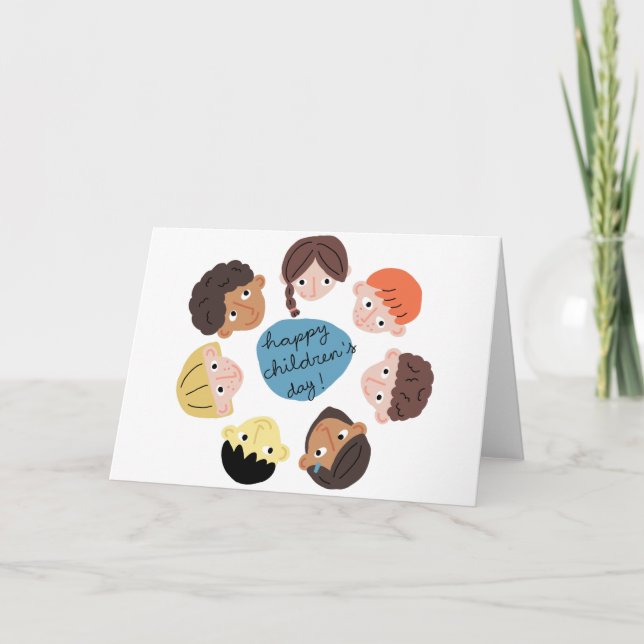 Tarjeta feliz día de los niños (Anverso)