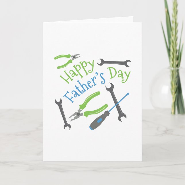 Tarjeta Feliz Día de los Padres (Anverso)